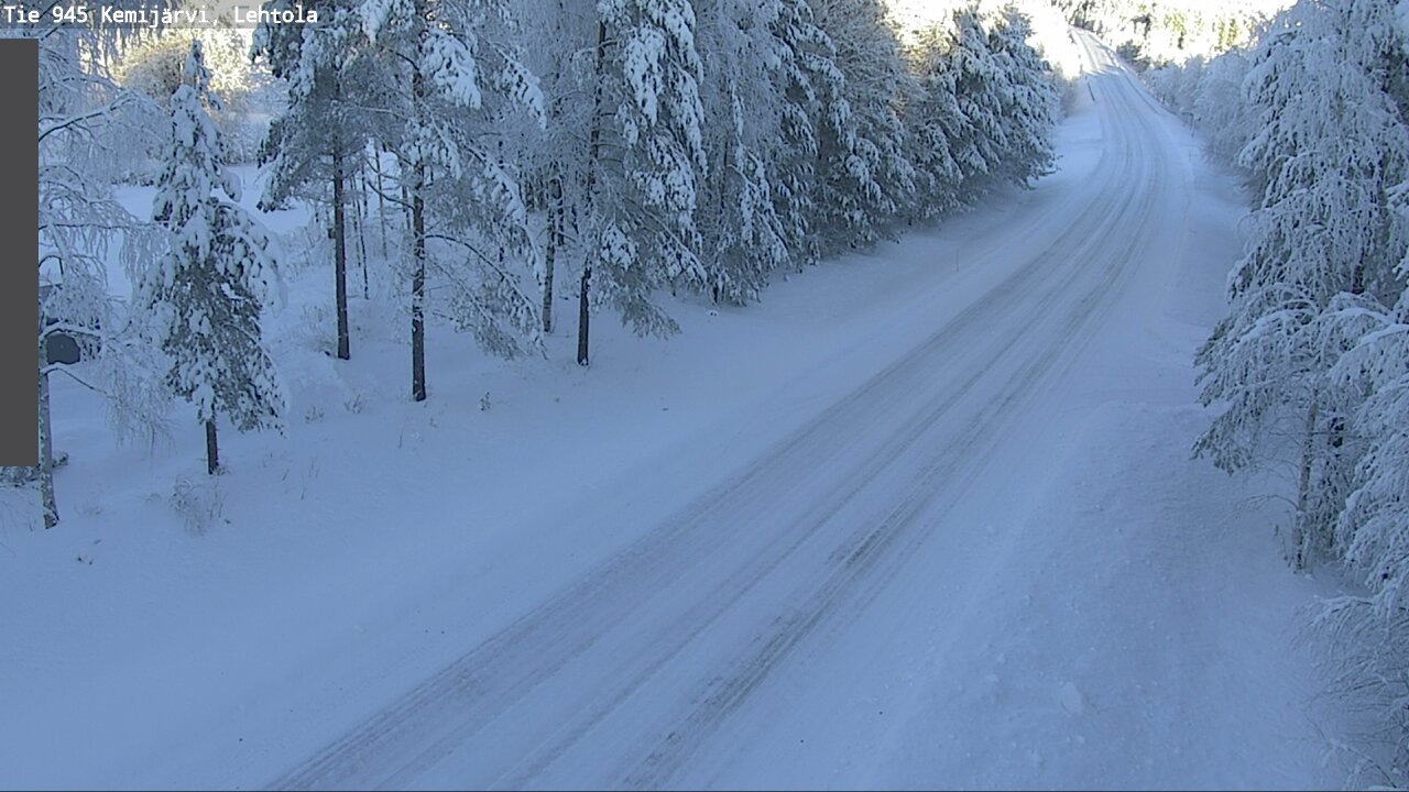 Weather Camera Image Road 945 Kemijärvi, Lehtola, Kemijärvi, Lappi