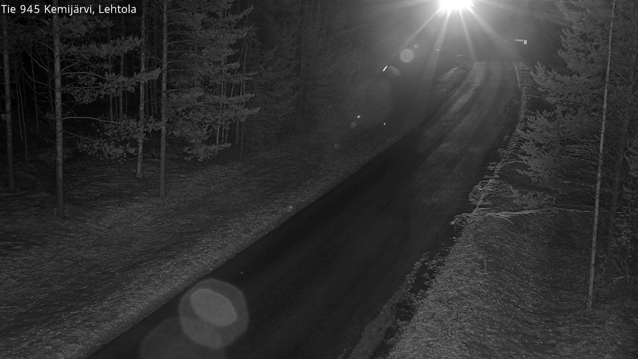Kelikamerat Kuva Tie 945 Kemijärvi, Lehtola, Kemijärvi, Lappi