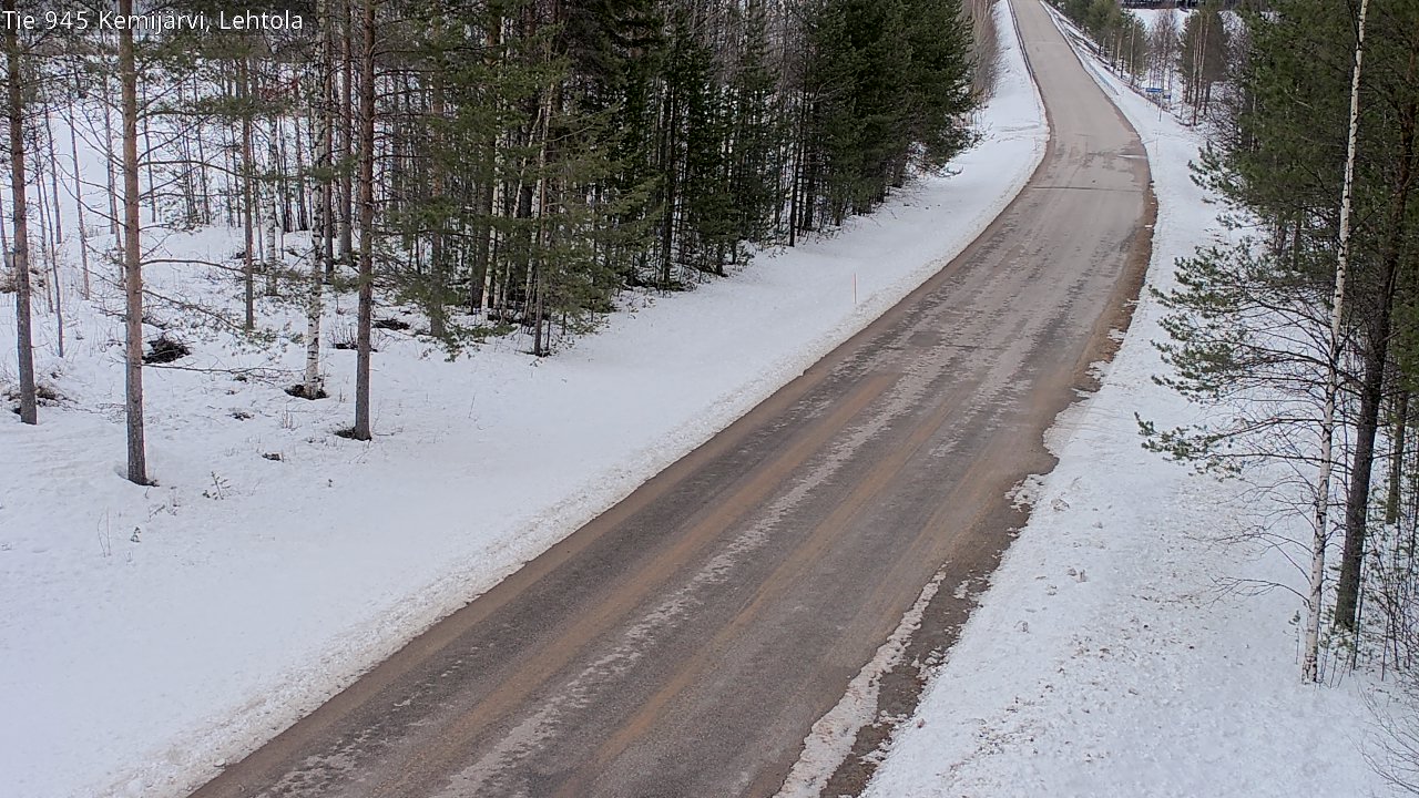 Weather Camera Image Road 945 Kemijärvi, Lehtola, Kemijärvi, Lappi