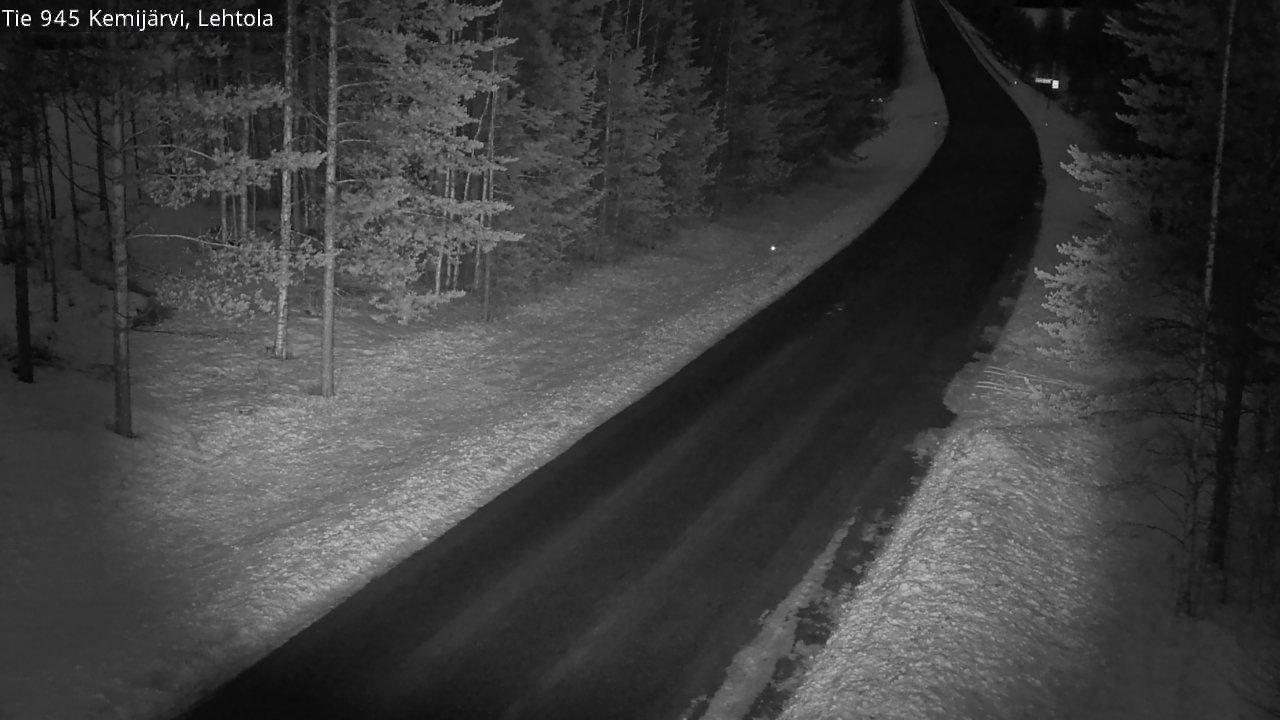 Kelikamerat Kuva Tie 945 Kemijärvi, Lehtola, Kemijärvi, Lappi