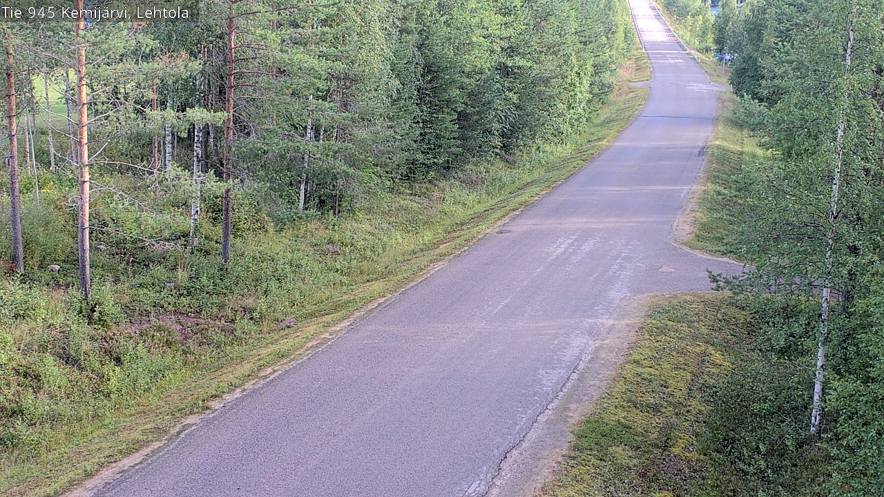 Weather Camera Image Road 945 Kemijärvi, Lehtola, Kemijärvi, Lappi