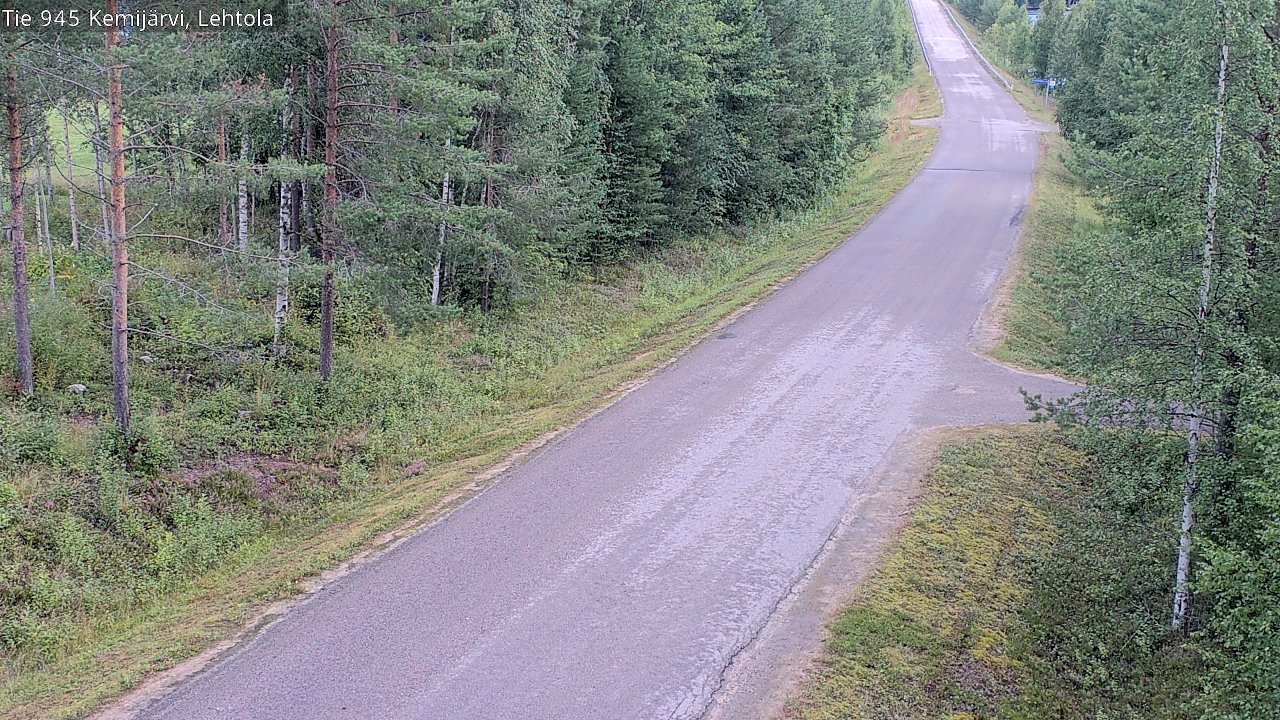 Weather Camera Image Road 945 Kemijärvi, Lehtola, Kemijärvi, Lappi