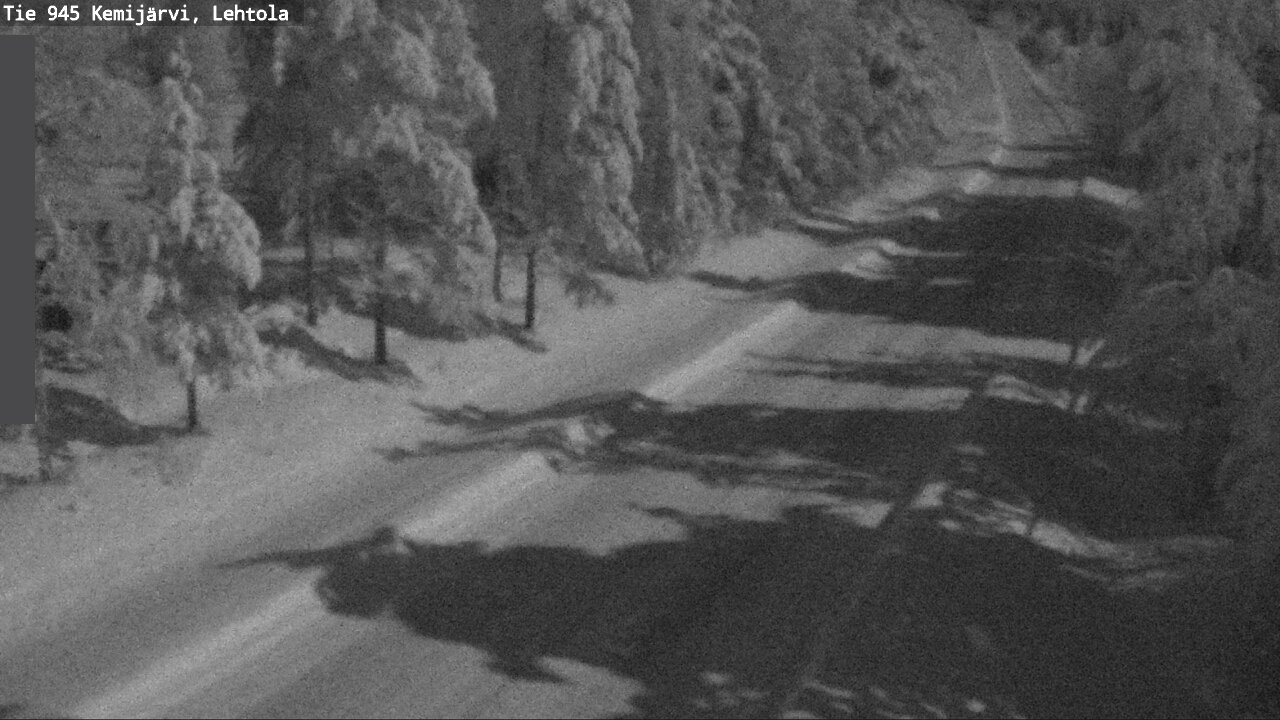 Weather Camera Image Väg 945 Kemijärvi, Lehtola, Kemijärvi, Lappi