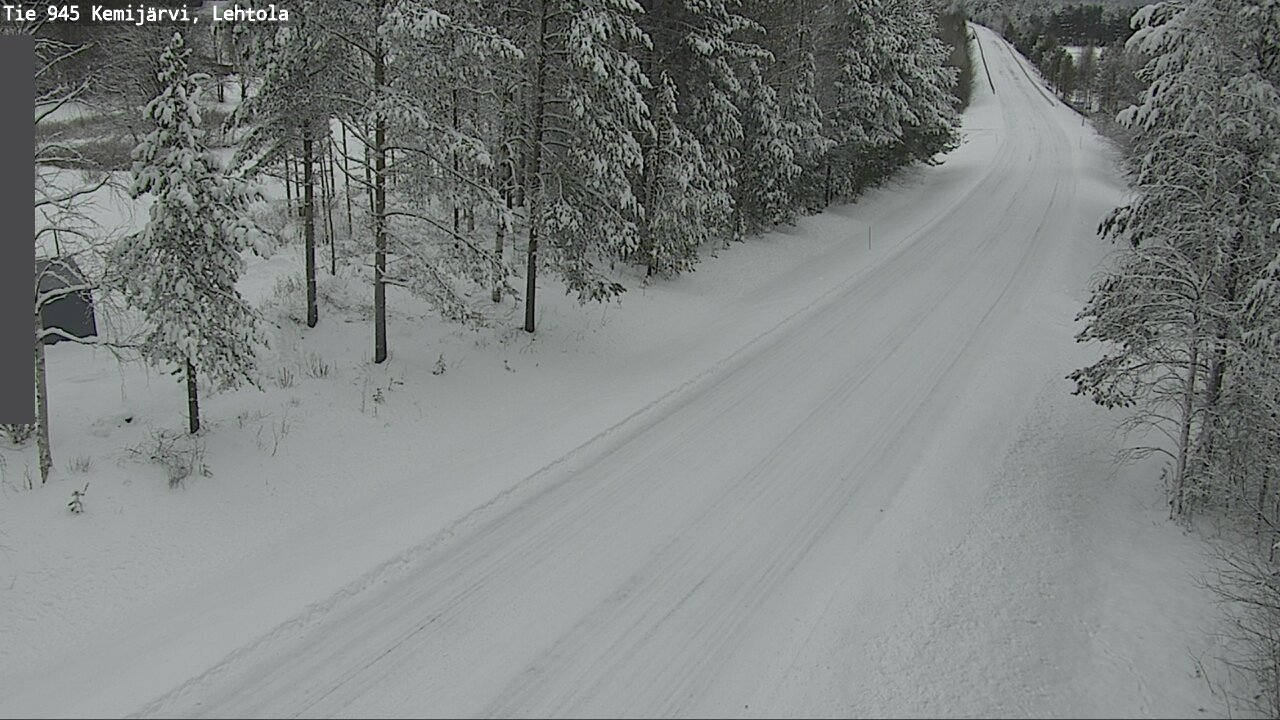Kelikamerat Kuva Tie 945 Kemijärvi, Lehtola, Kemijärvi, Lappi