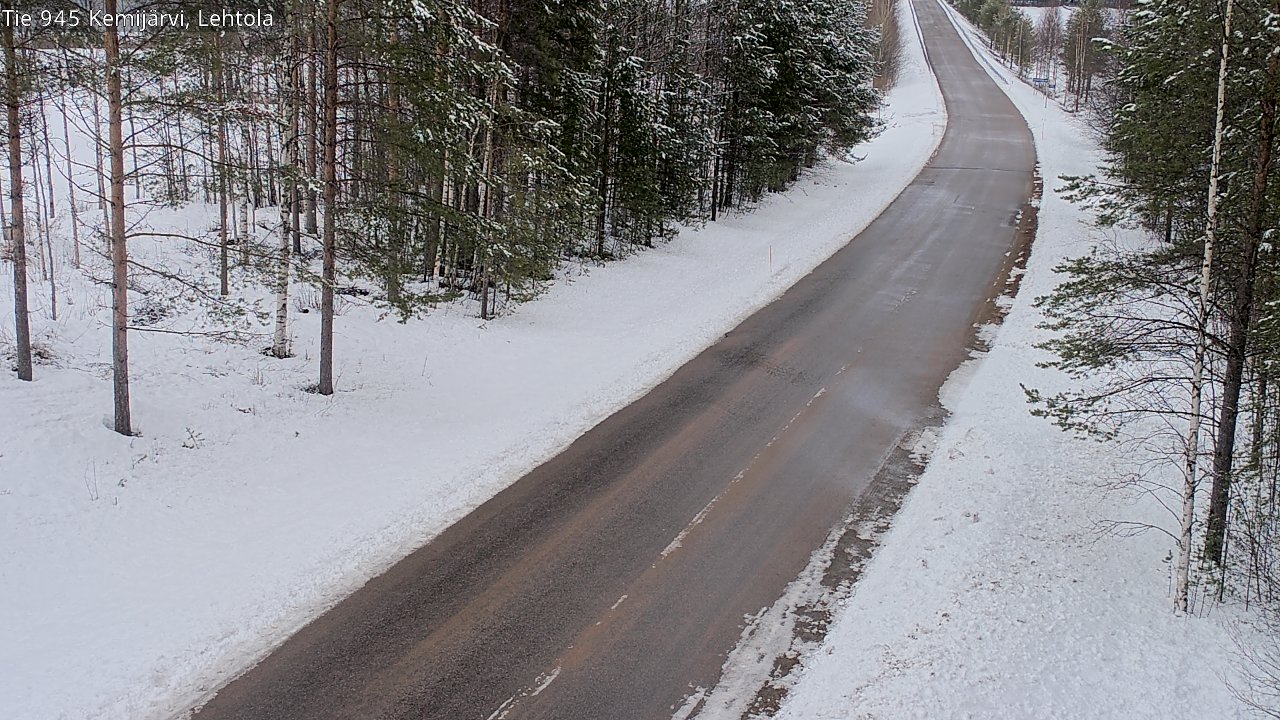 Kelikamerat Kuva Tie 945 Kemijärvi, Lehtola, Kemijärvi, Lappi