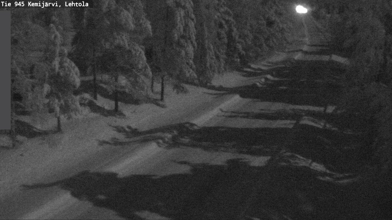 Weather Camera Image Väg 945 Kemijärvi, Lehtola, Kemijärvi, Lappi