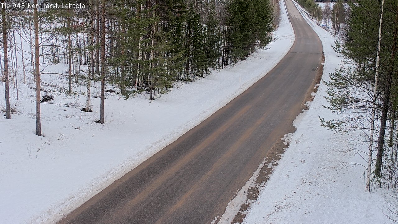 Kelikamerat Kuva Tie 945 Kemijärvi, Lehtola, Kemijärvi, Lappi