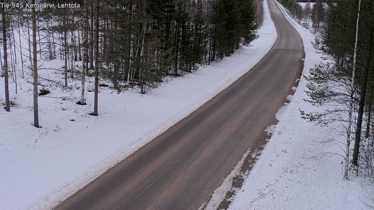 Kelikamerat Kuva Tie 945 Kemijärvi, Lehtola, Kemijärvi, Lappi