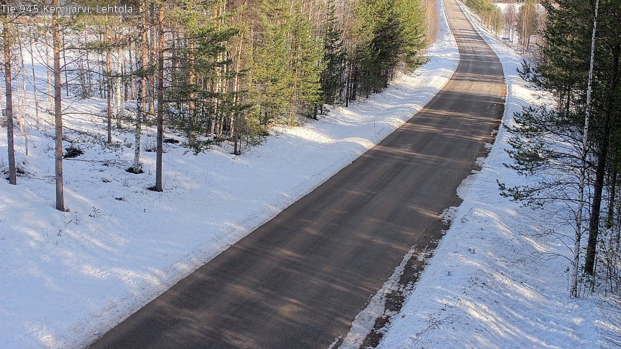 Kelikamerat Kuva Tie 945 Kemijärvi, Lehtola, Kemijärvi, Lappi
