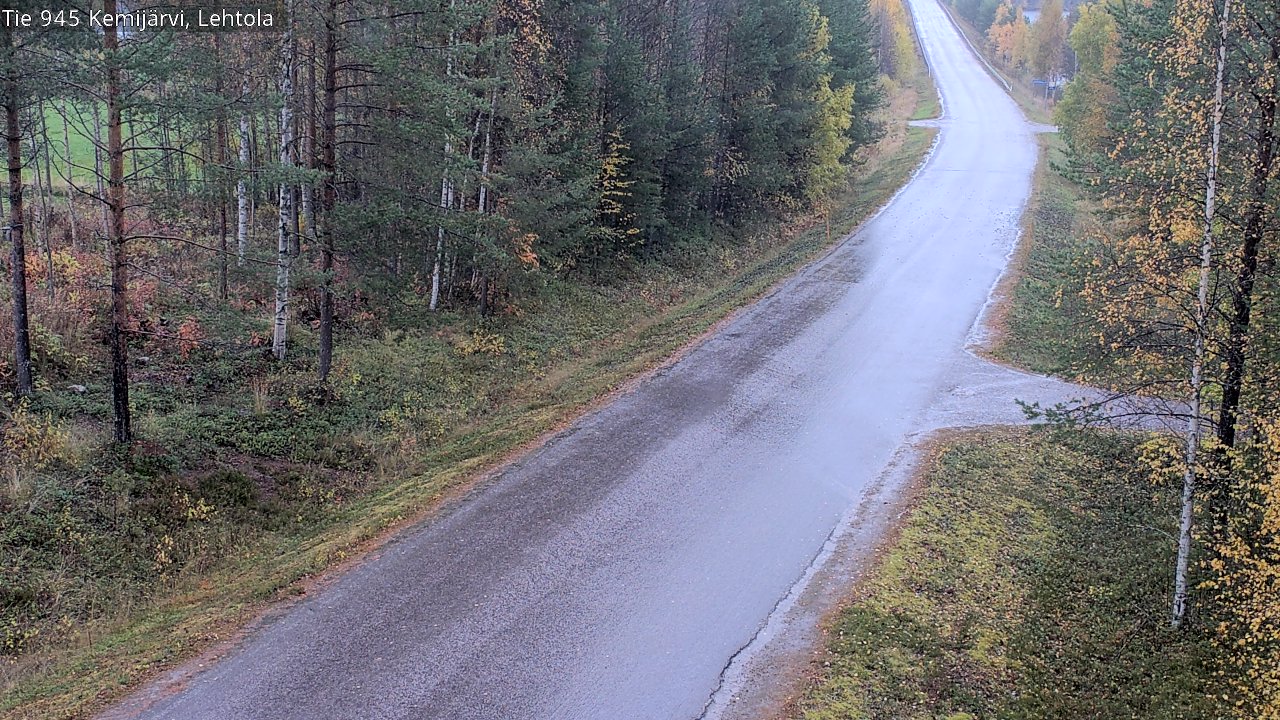 Weather Camera Image Road 945 Kemijärvi, Lehtola, Kemijärvi, Lappi