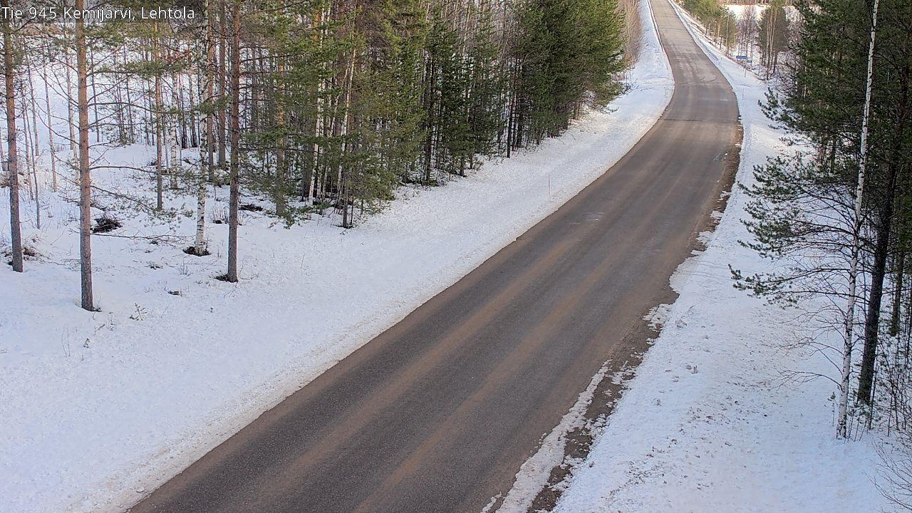Kelikamerat Kuva Tie 945 Kemijärvi, Lehtola, Kemijärvi, Lappi