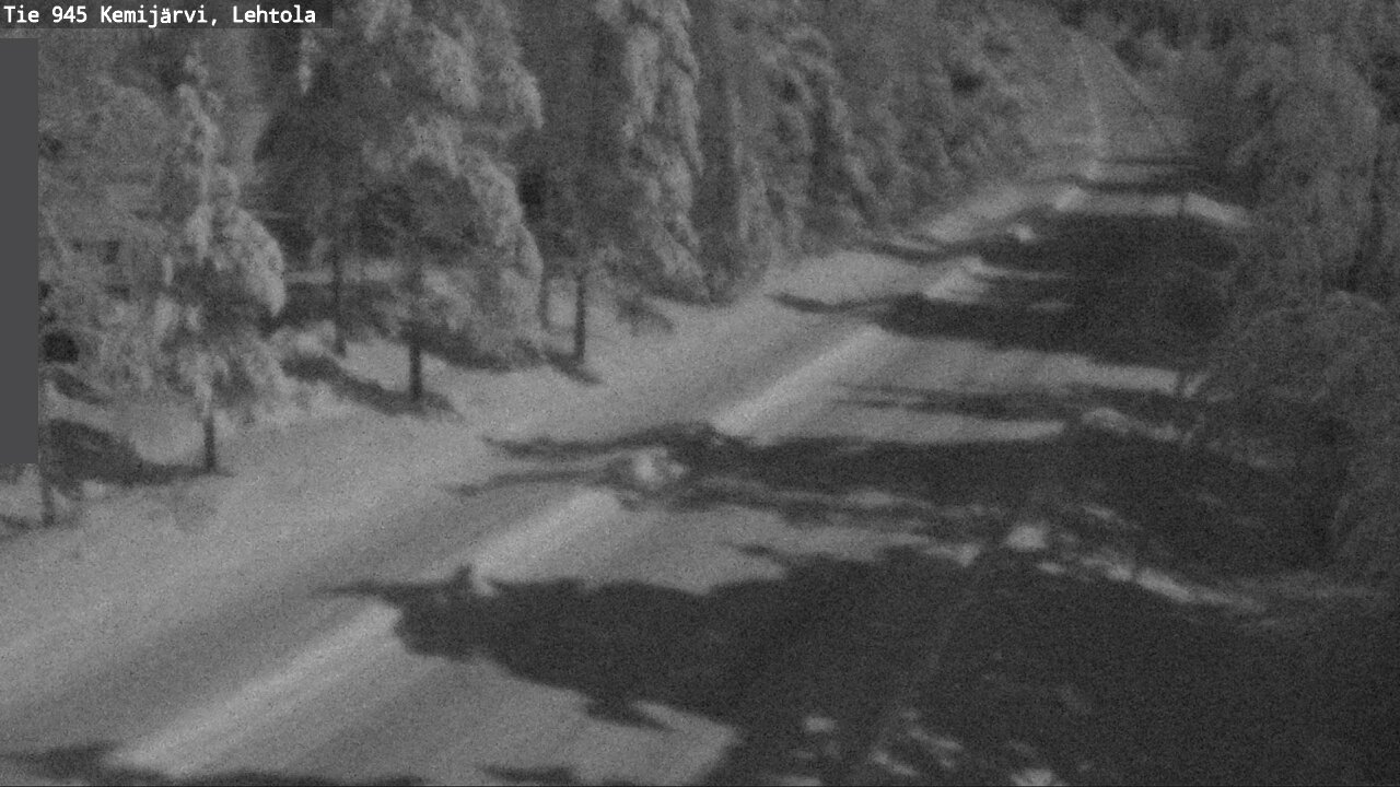 Weather Camera Image Väg 945 Kemijärvi, Lehtola, Kemijärvi, Lappi