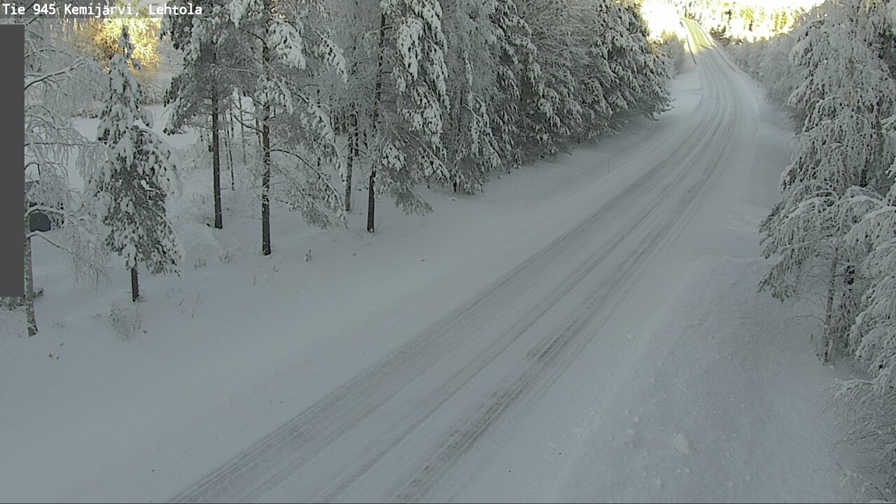 Weather Camera Image Road 945 Kemijärvi, Lehtola, Kemijärvi, Lappi