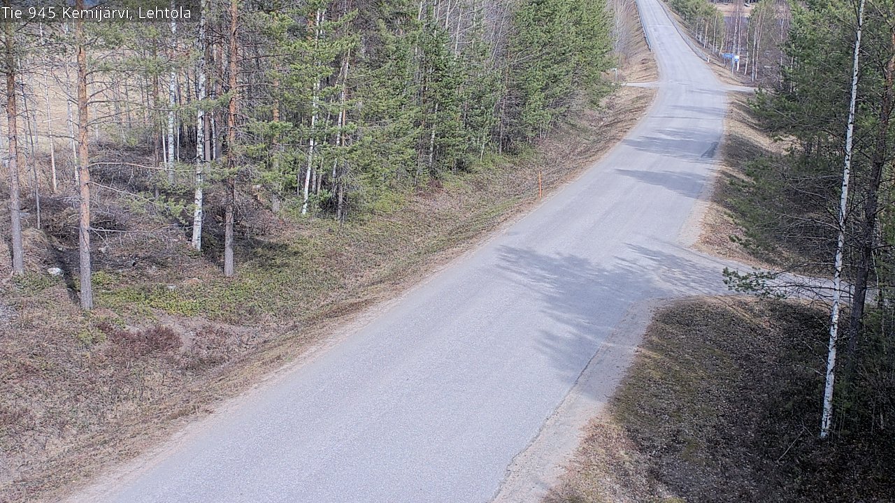 Weather Camera Image Road 945 Kemijärvi, Lehtola, Kemijärvi, Lappi