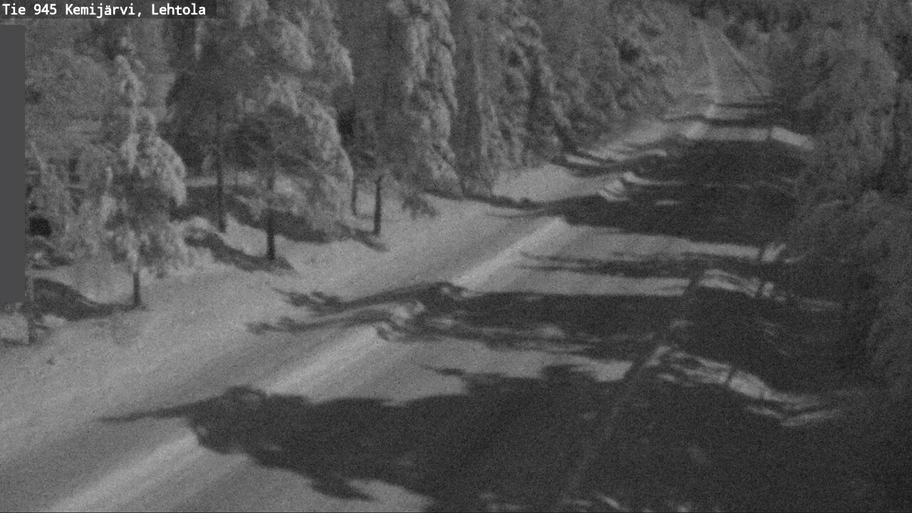 Weather Camera Image Väg 945 Kemijärvi, Lehtola, Kemijärvi, Lappi