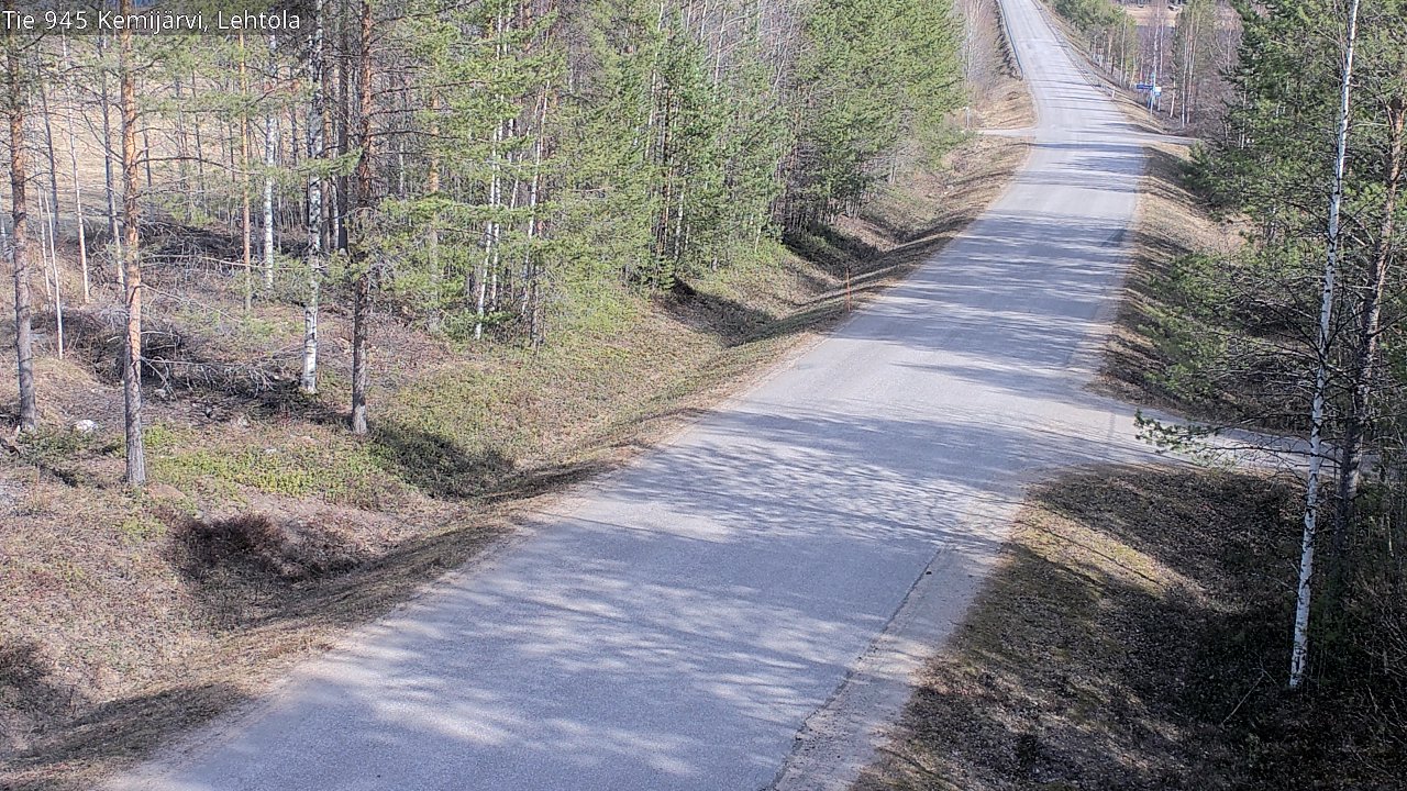 Weather Camera Image Road 945 Kemijärvi, Lehtola, Kemijärvi, Lappi