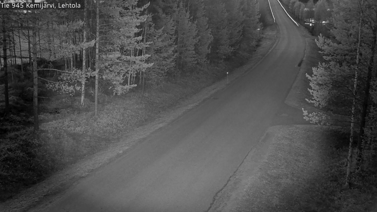 Weather Camera Image Road 945 Kemijärvi, Lehtola, Kemijärvi, Lappi