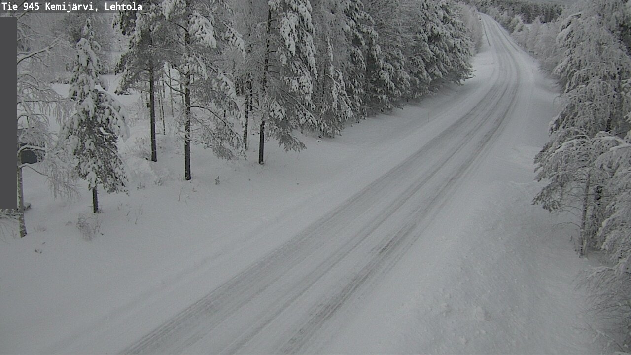 Kelikamerat Kuva Tie 945 Kemijärvi, Lehtola, Kemijärvi, Lappi