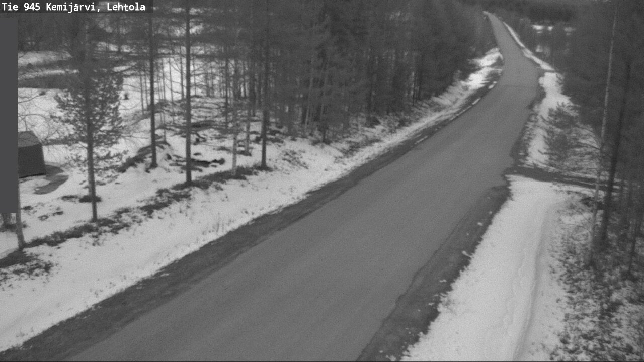 Weather Camera Image Road 945 Kemijärvi, Lehtola, Kemijärvi, Lappi