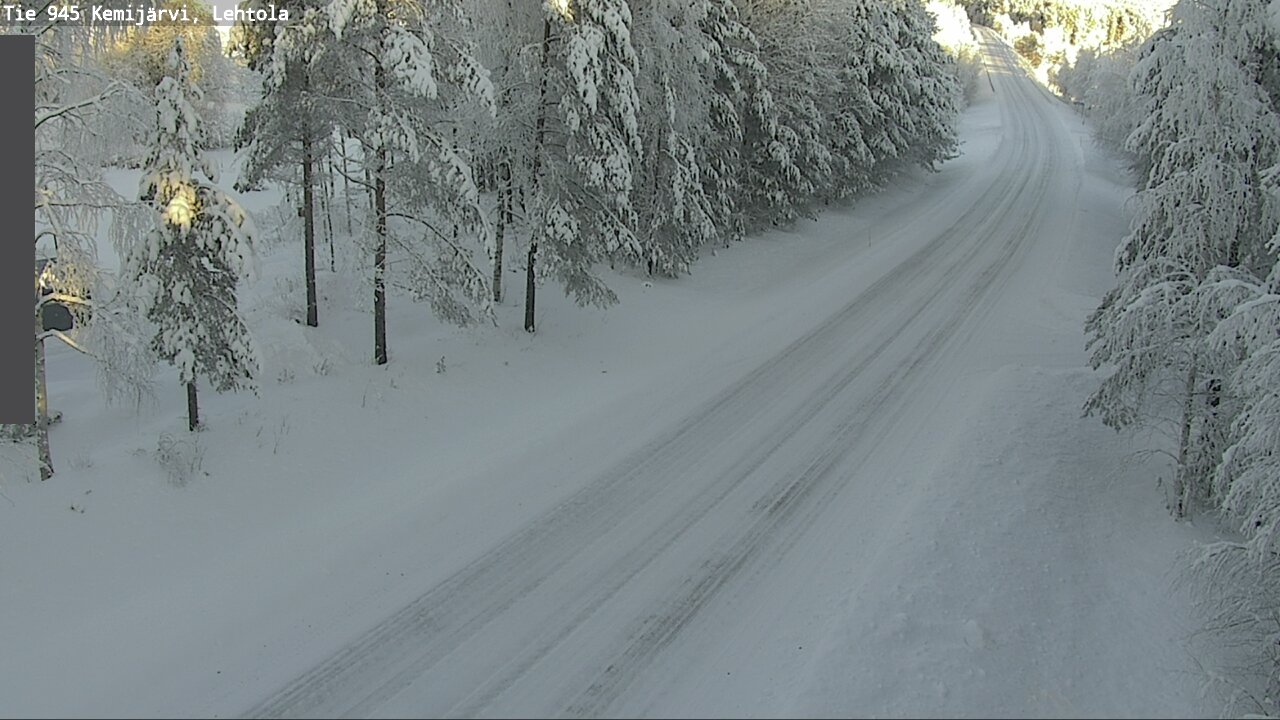 Weather Camera Image Road 945 Kemijärvi, Lehtola, Kemijärvi, Lappi