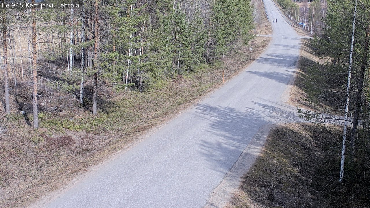 Weather Camera Image Väg 945 Kemijärvi, Lehtola, Kemijärvi, Lappi