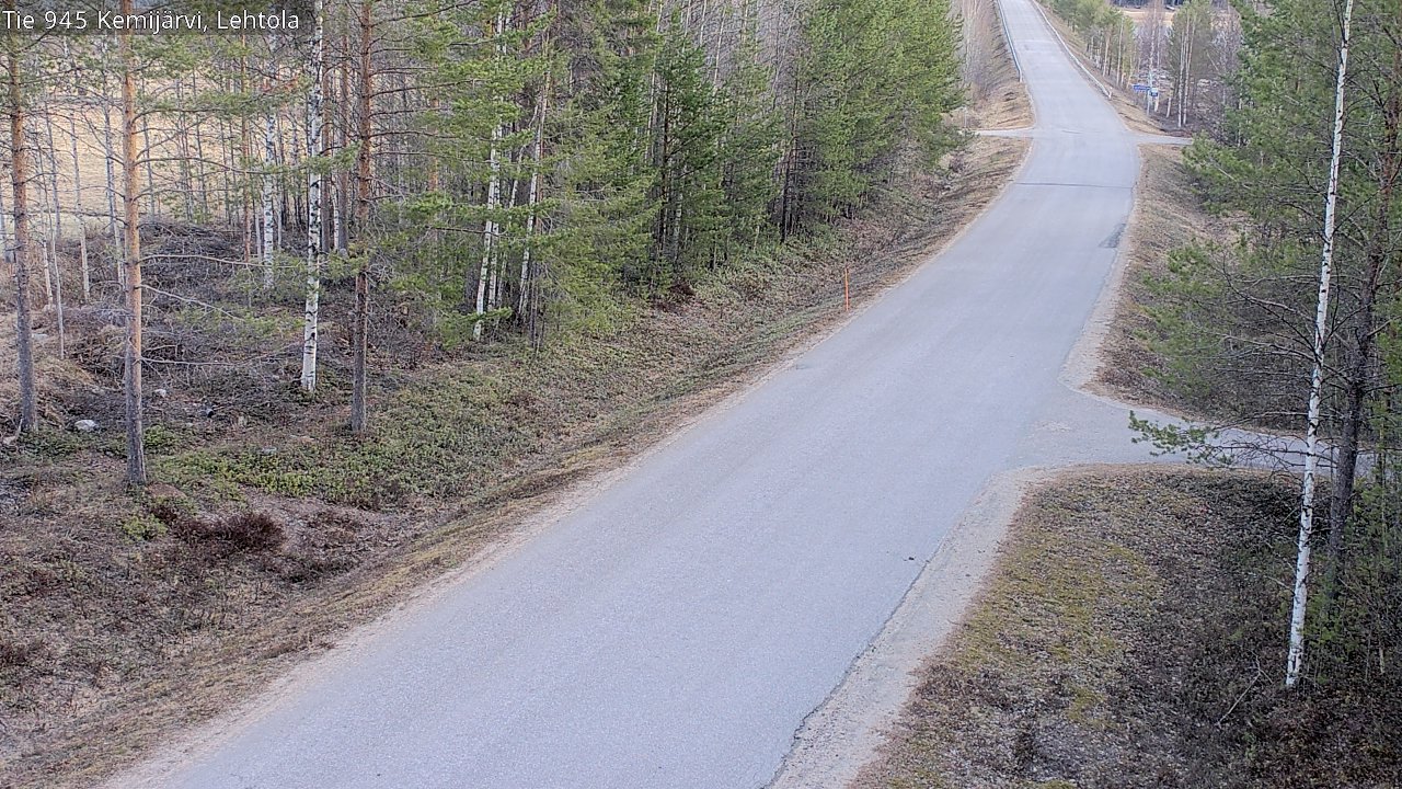 Weather Camera Image Road 945 Kemijärvi, Lehtola, Kemijärvi, Lappi