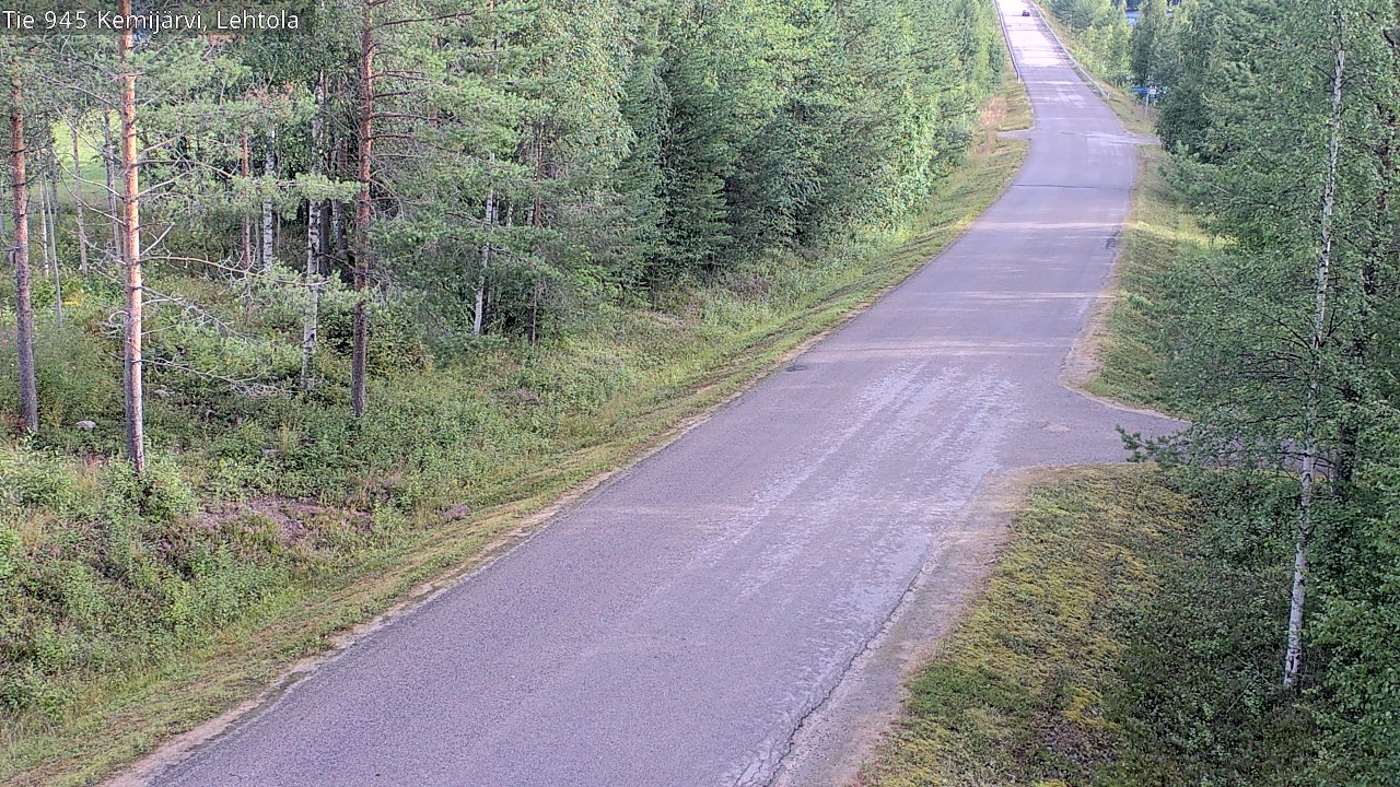 Weather Camera Image Road 945 Kemijärvi, Lehtola, Kemijärvi, Lappi