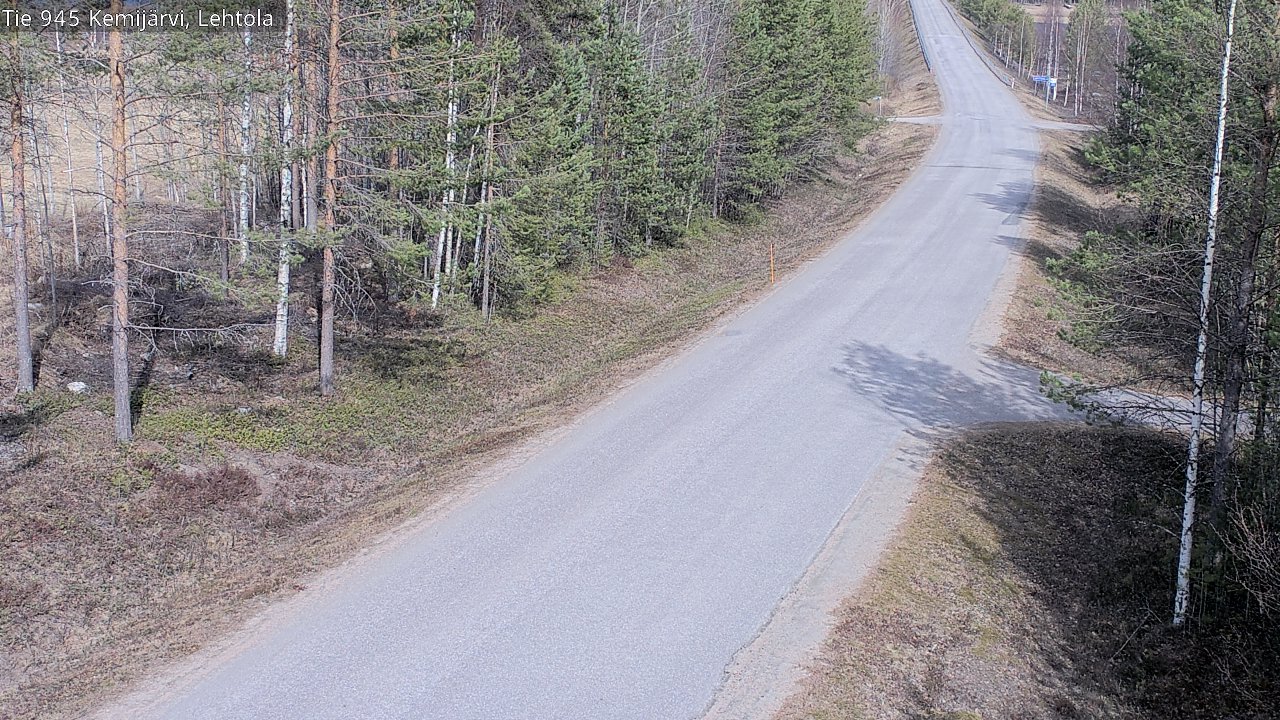 Weather Camera Image Road 945 Kemijärvi, Lehtola, Kemijärvi, Lappi