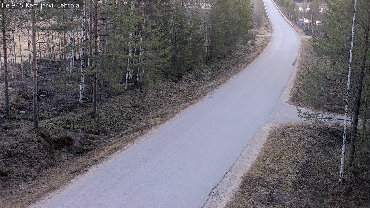 Weather Camera Image Väg 945 Kemijärvi, Lehtola, Kemijärvi, Lappi