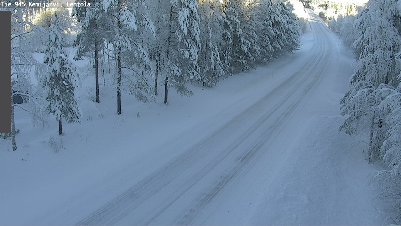 Weather Camera Image Road 945 Kemijärvi, Lehtola, Kemijärvi, Lappi