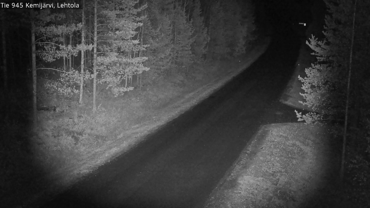 Kelikamerat Kuva Tie 945 Kemijärvi, Lehtola, Kemijärvi, Lappi