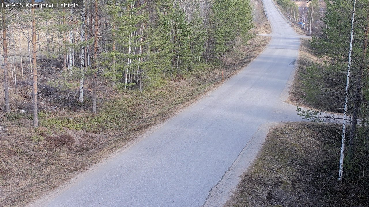 Weather Camera Image Road 945 Kemijärvi, Lehtola, Kemijärvi, Lappi