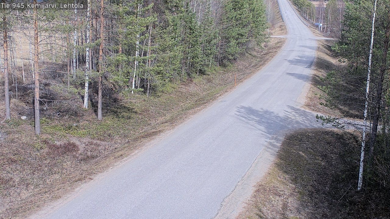 Weather Camera Image Road 945 Kemijärvi, Lehtola, Kemijärvi, Lappi