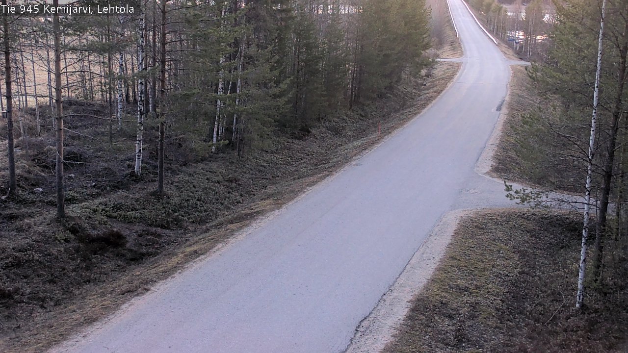 Weather Camera Image Väg 945 Kemijärvi, Lehtola, Kemijärvi, Lappi