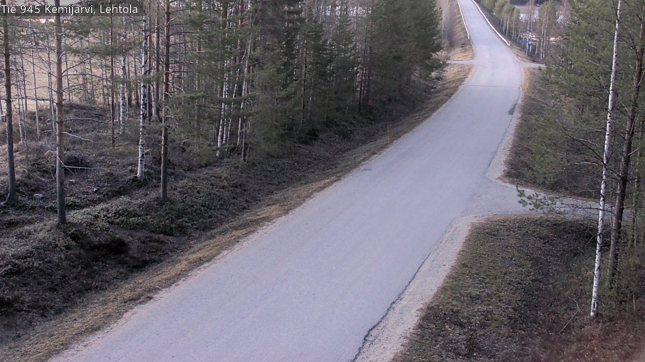 Weather Camera Image Väg 945 Kemijärvi, Lehtola, Kemijärvi, Lappi