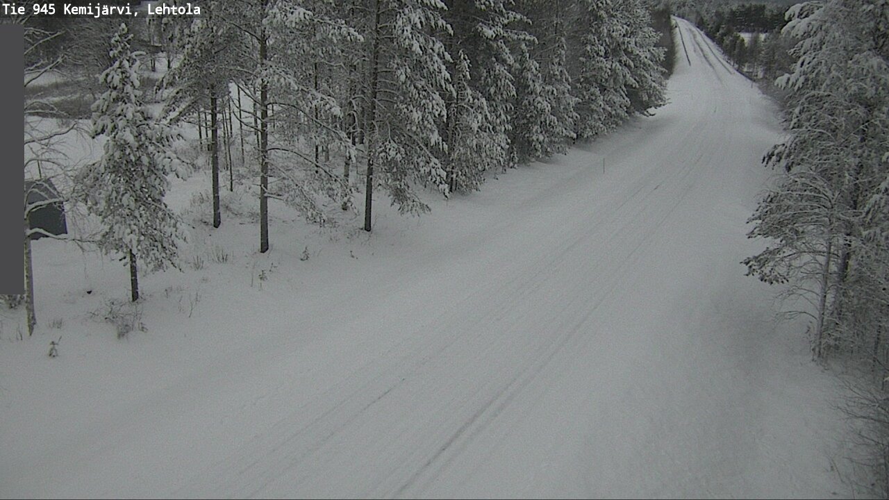 Kelikamerat Kuva Tie 945 Kemijärvi, Lehtola, Kemijärvi, Lappi