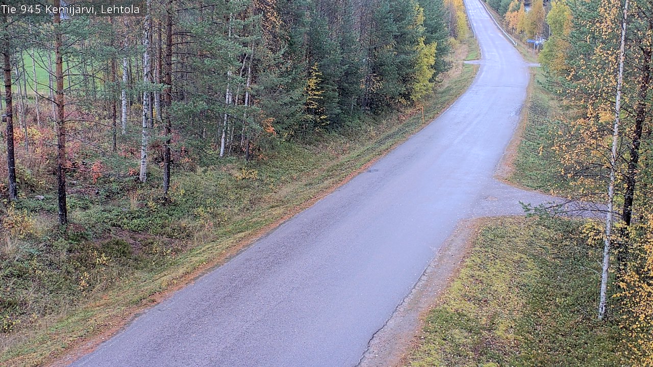 Weather Camera Image Road 945 Kemijärvi, Lehtola, Kemijärvi, Lappi