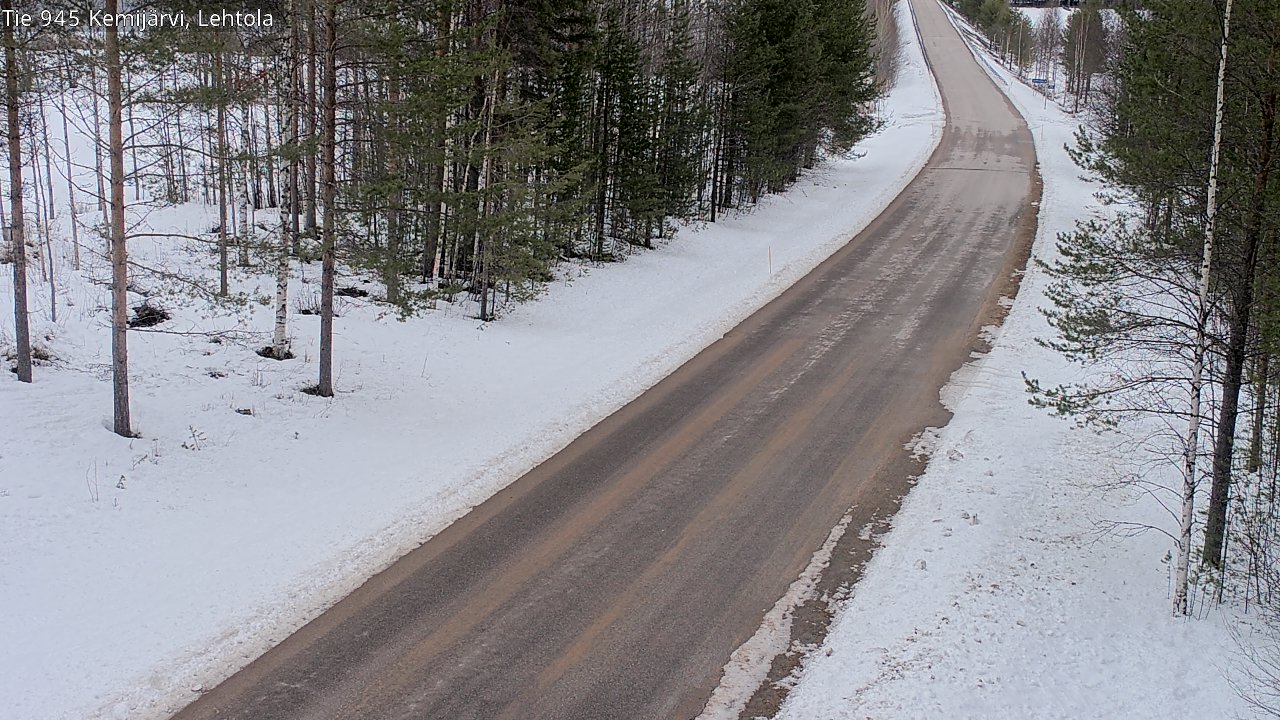 Weather Camera Image Road 945 Kemijärvi, Lehtola, Kemijärvi, Lappi