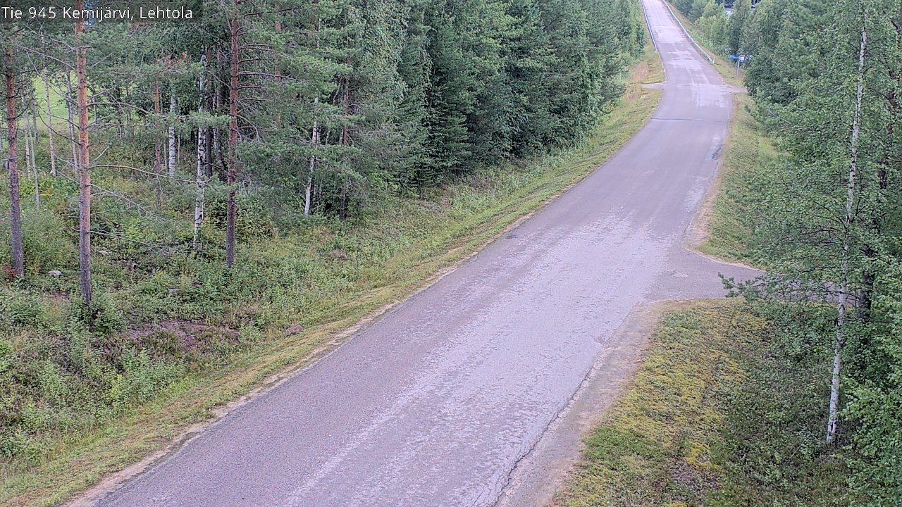 Weather Camera Image Road 945 Kemijärvi, Lehtola, Kemijärvi, Lappi