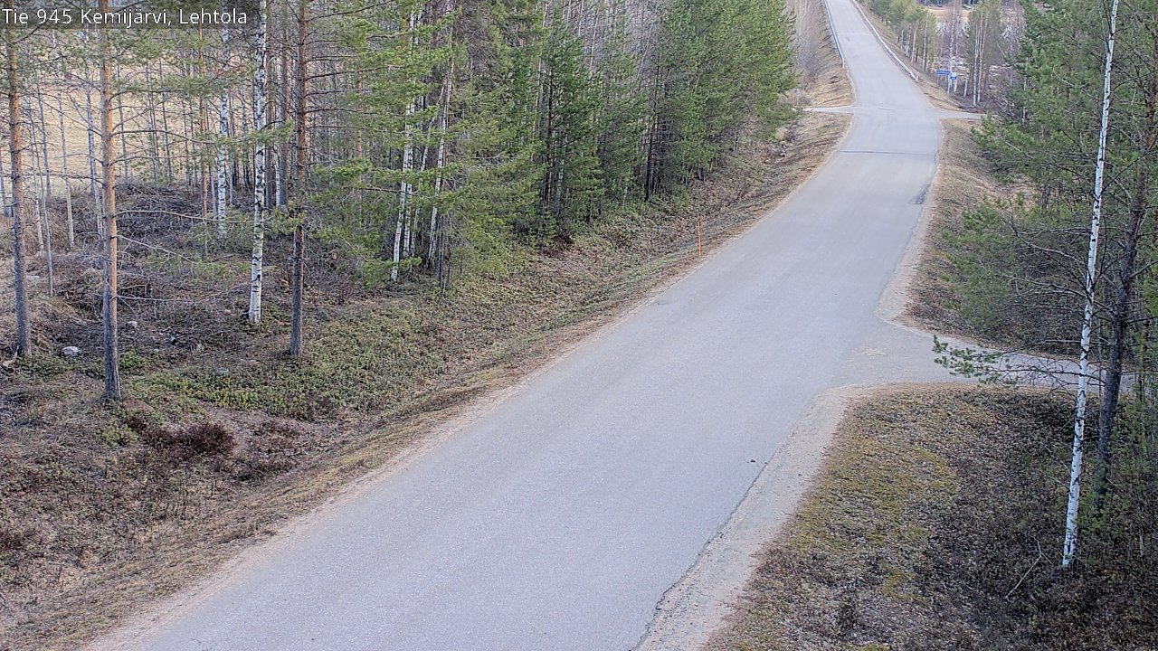 Weather Camera Image Road 945 Kemijärvi, Lehtola, Kemijärvi, Lappi