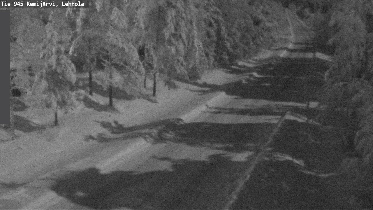 Weather Camera Image Väg 945 Kemijärvi, Lehtola, Kemijärvi, Lappi
