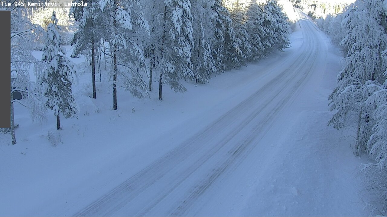 Weather Camera Image Road 945 Kemijärvi, Lehtola, Kemijärvi, Lappi