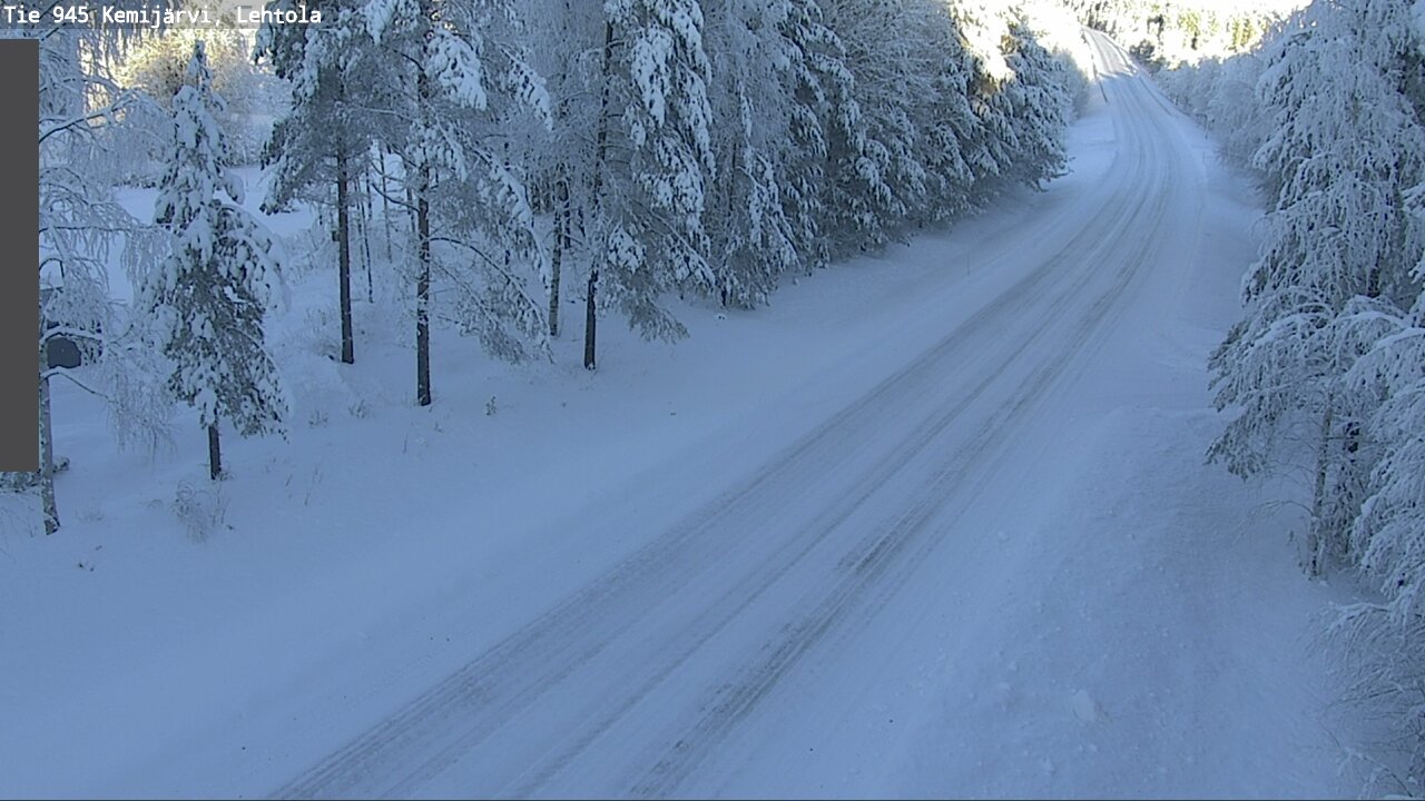 Weather Camera Image Road 945 Kemijärvi, Lehtola, Kemijärvi, Lappi