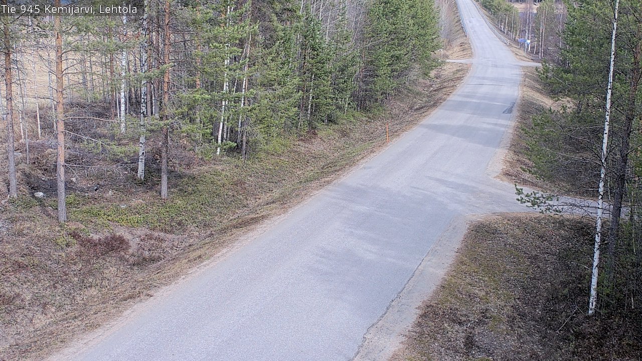 Weather Camera Image Road 945 Kemijärvi, Lehtola, Kemijärvi, Lappi