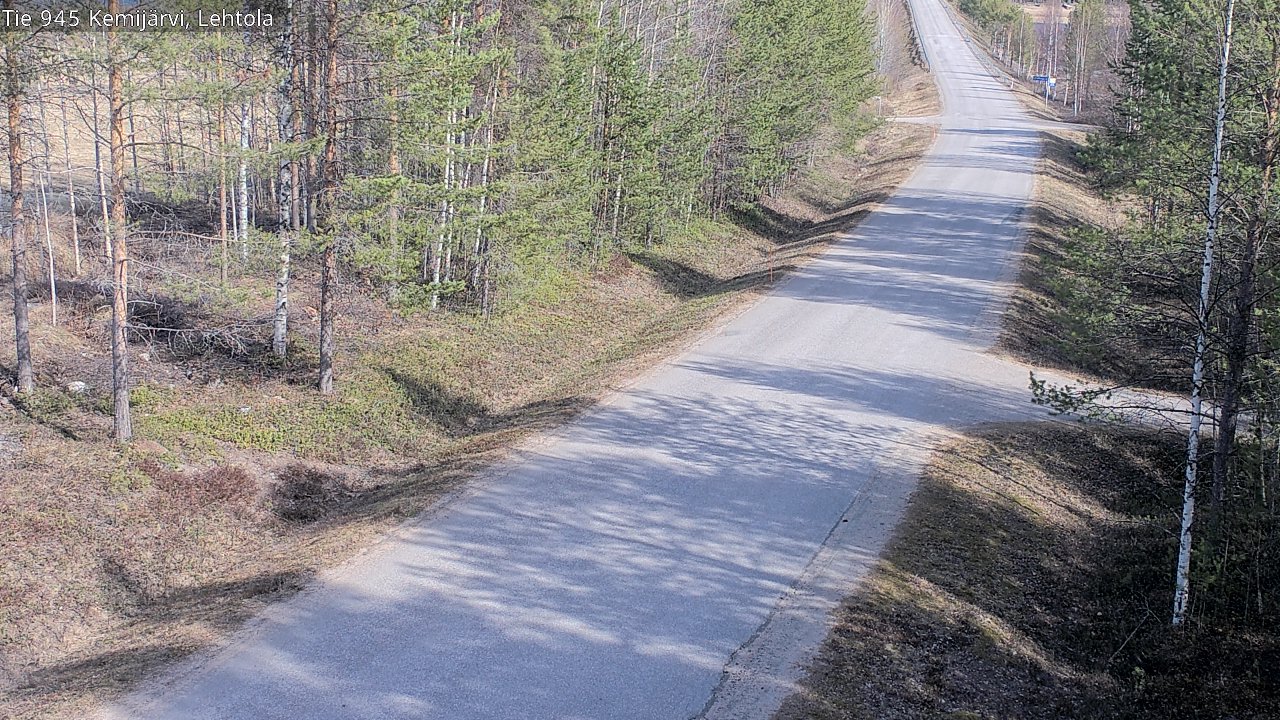 Weather Camera Image Road 945 Kemijärvi, Lehtola, Kemijärvi, Lappi