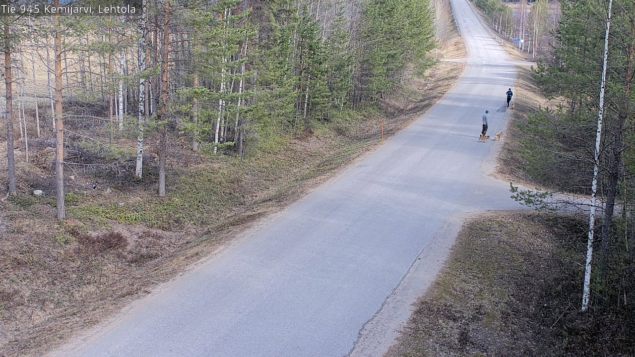 Weather Camera Image Road 945 Kemijärvi, Lehtola, Kemijärvi, Lappi