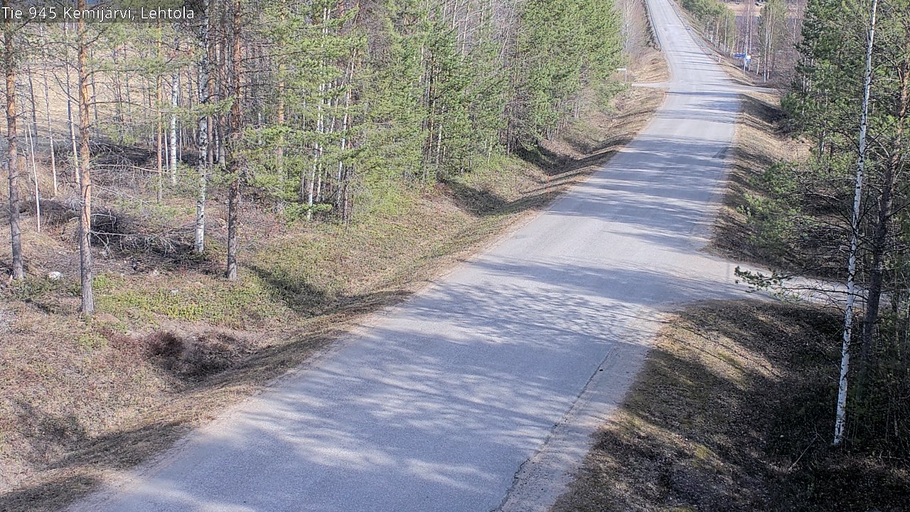 Weather Camera Image Road 945 Kemijärvi, Lehtola, Kemijärvi, Lappi