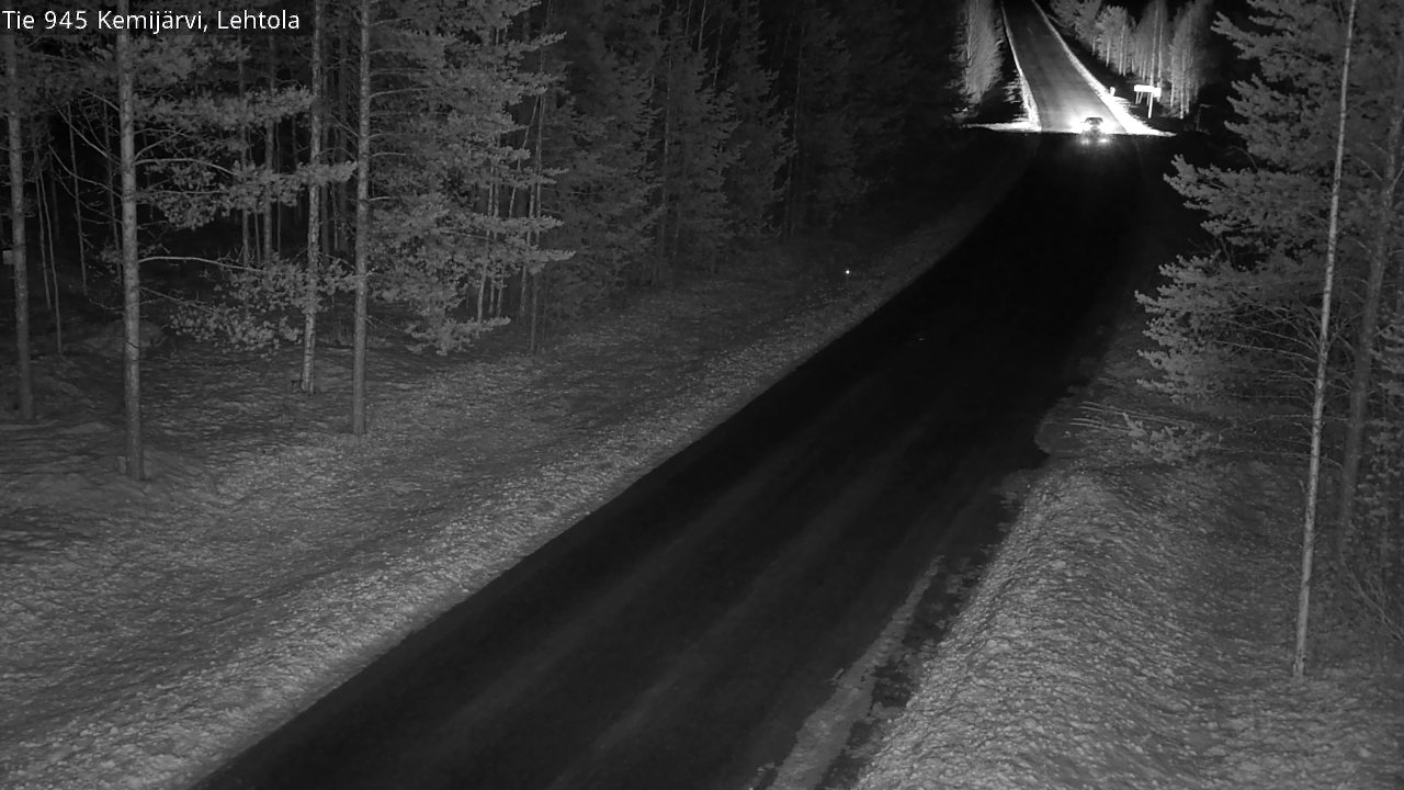 Kelikamerat Kuva Tie 945 Kemijärvi, Lehtola, Kemijärvi, Lappi