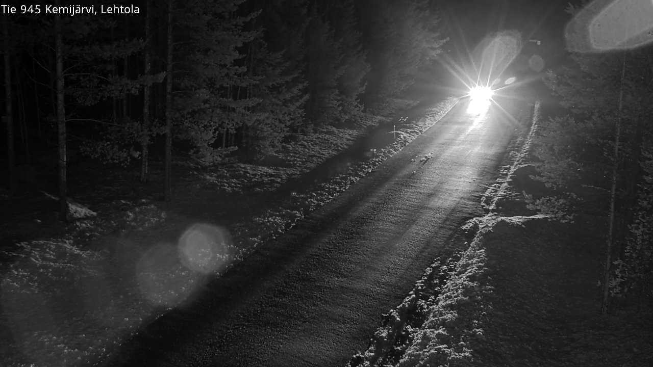 Kelikamerat Kuva Tie 945 Kemijärvi, Lehtola, Kemijärvi, Lappi