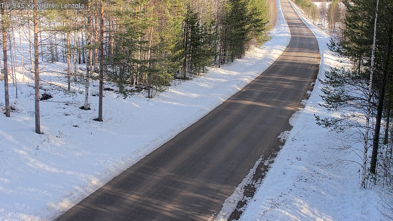 Kelikamerat Kuva Tie 945 Kemijärvi, Lehtola, Kemijärvi, Lappi